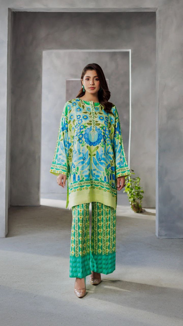 Botanic Bloom Co-ord Set – Fresh Lime Garden Edit