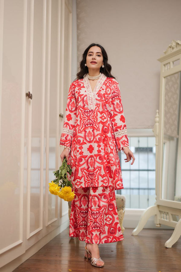 Rouge Royale Co-ord Set – Bold & Beautiful